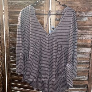 Lucky Brand Plunge Swing Top